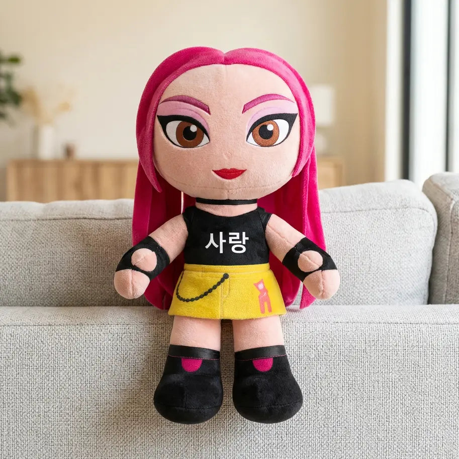 Jouet en peluche représentant K-Pop de 35 cm, univers KPop Demon Hunters