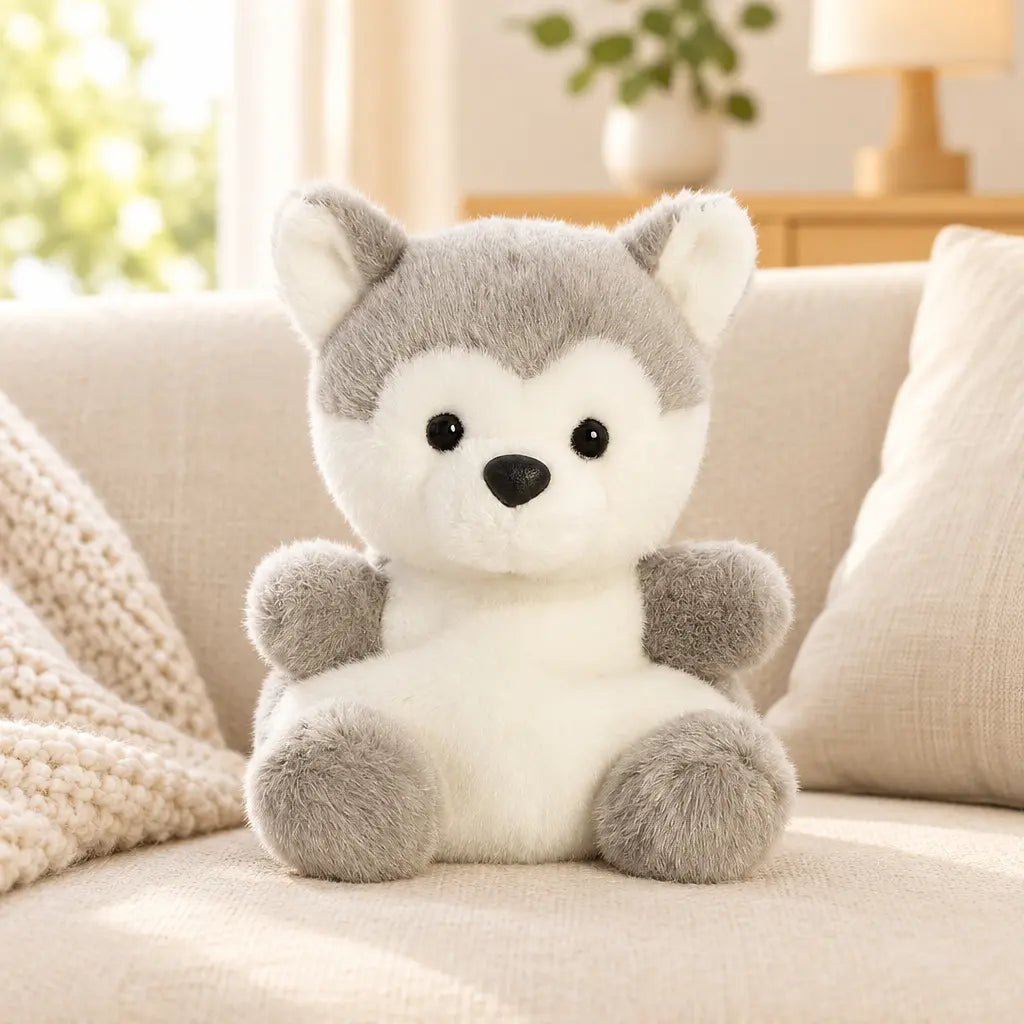 Peluche Husky Bébé Palm Pals 15 cm