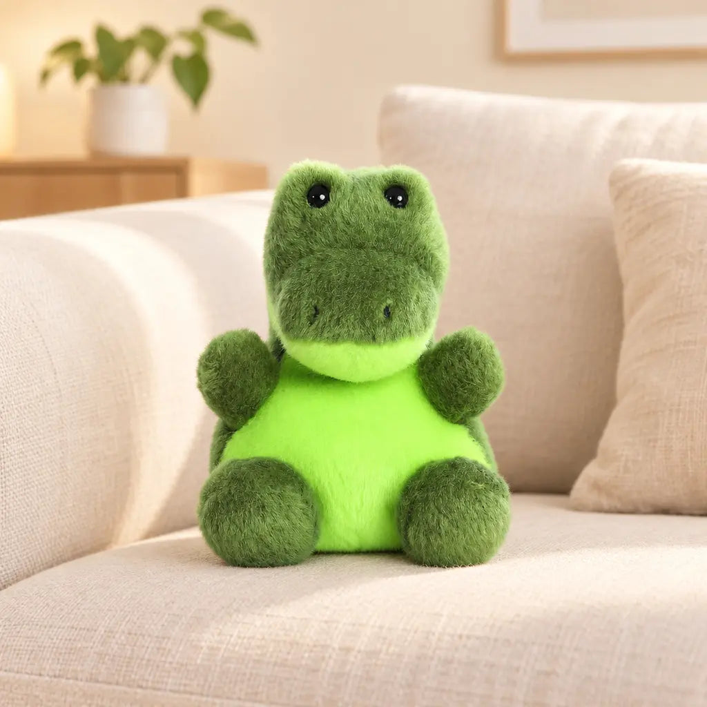Peluche Caïman Kawaii issue de la gamme Palm Pals