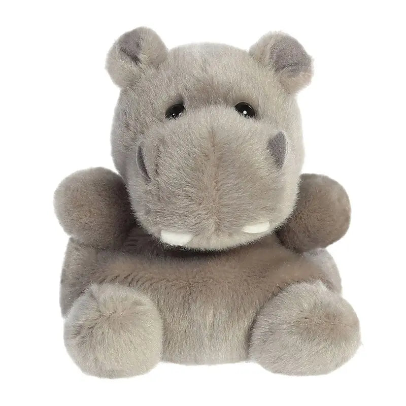 Mini Hippopotame de 15 cm, petit jouet en peluche Palm Pals
