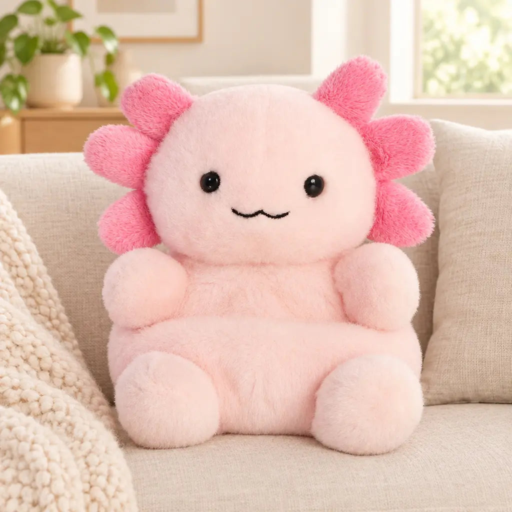 Axolotl Kawaii en peluche kawaii de la marque Aurora