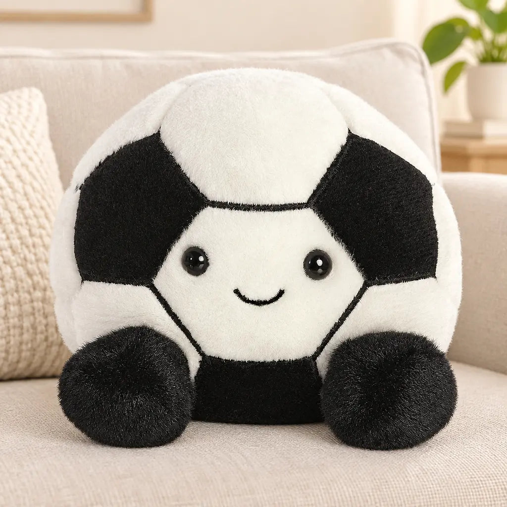 Ballon de Football en peluche kawaii de la marque Aurora