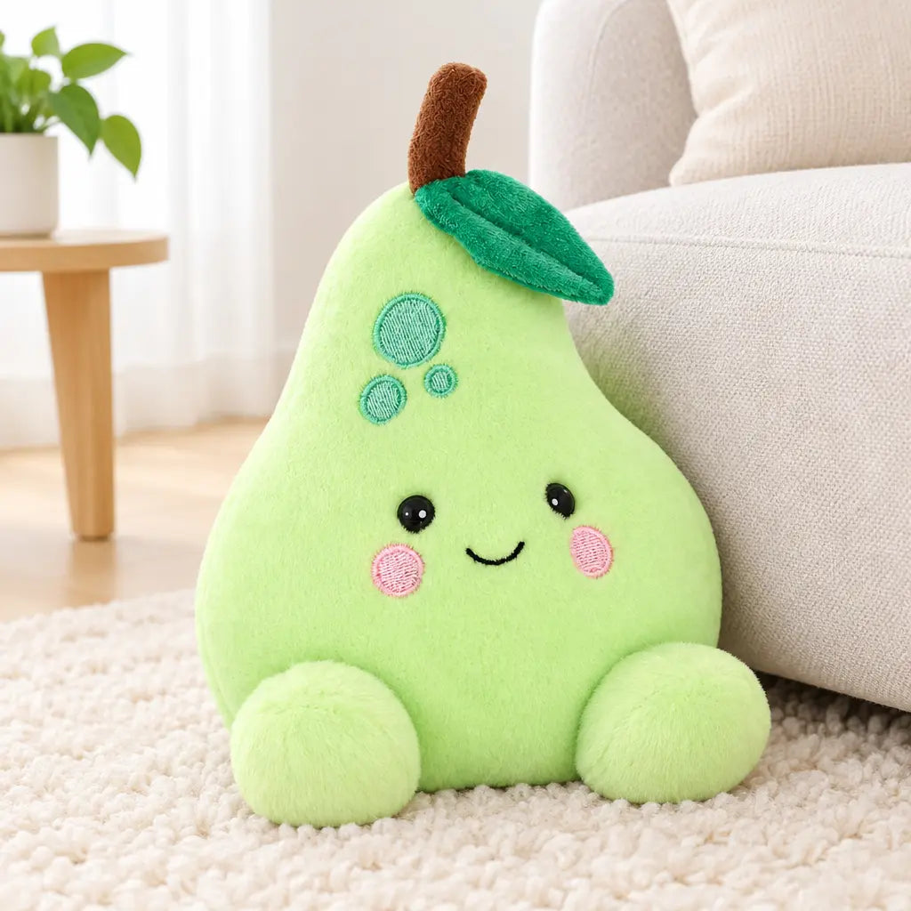 Poire Kawaii en peluche kawaii de la marque Aurora