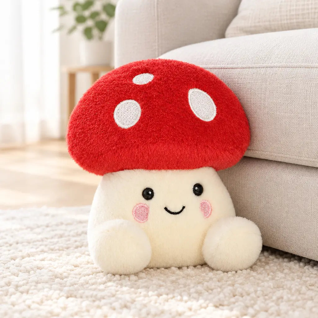 Champignon Kawaii en peluche kawaii de la marque Aurora