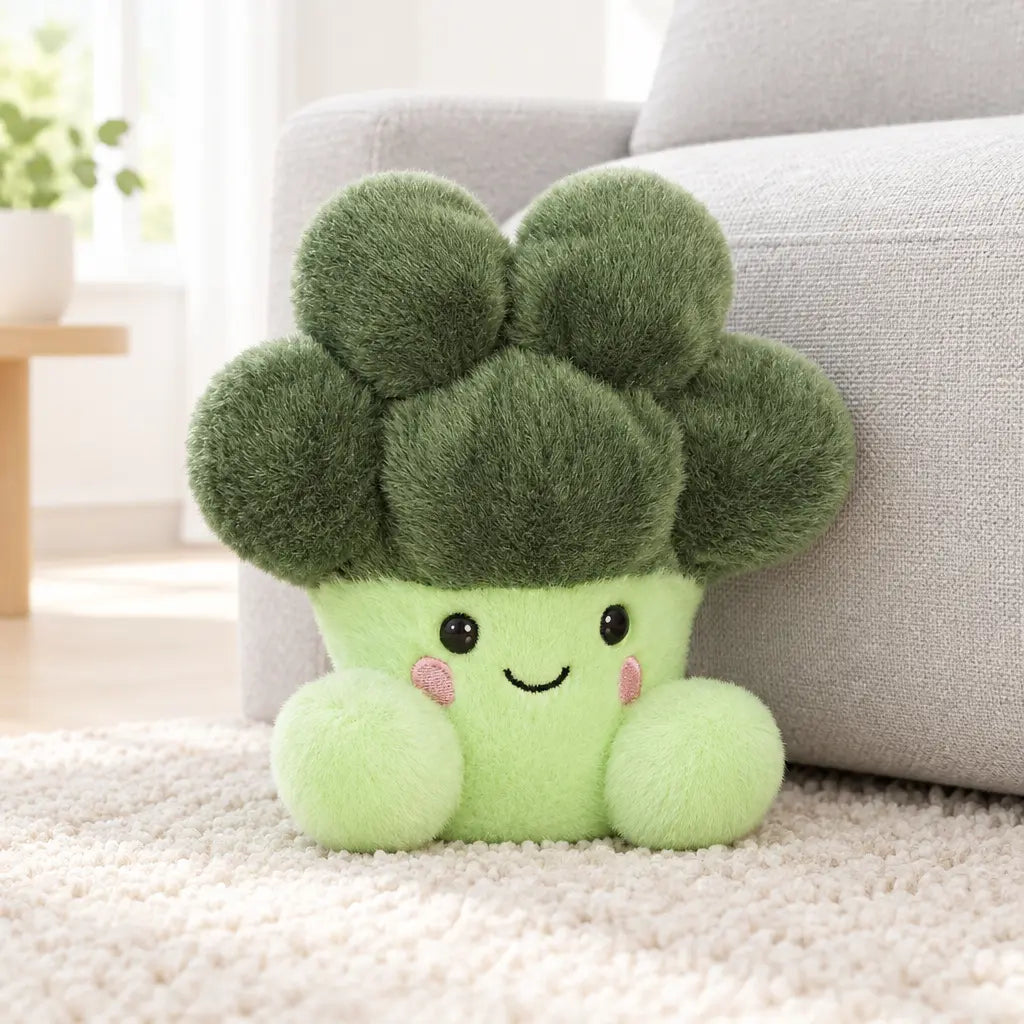Brocoli en peluche kawaii de la marque Aurora