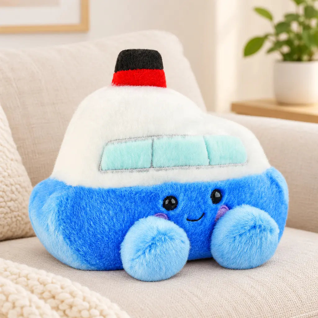 Bateau en peluche kawaii de la marque Aurora