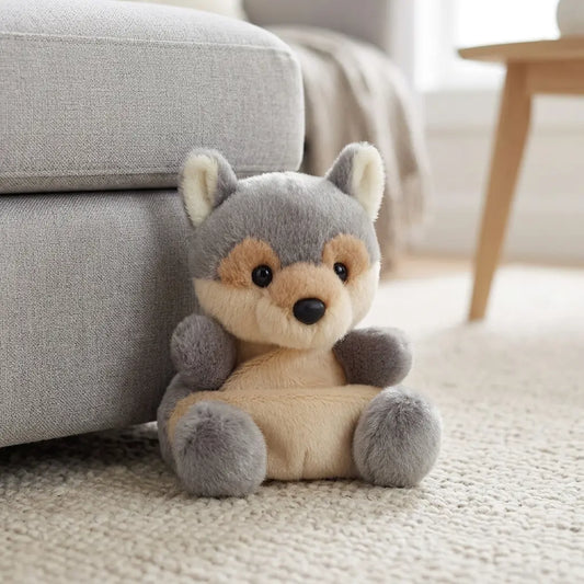 Peluche Loup Palm Pals 15 cm