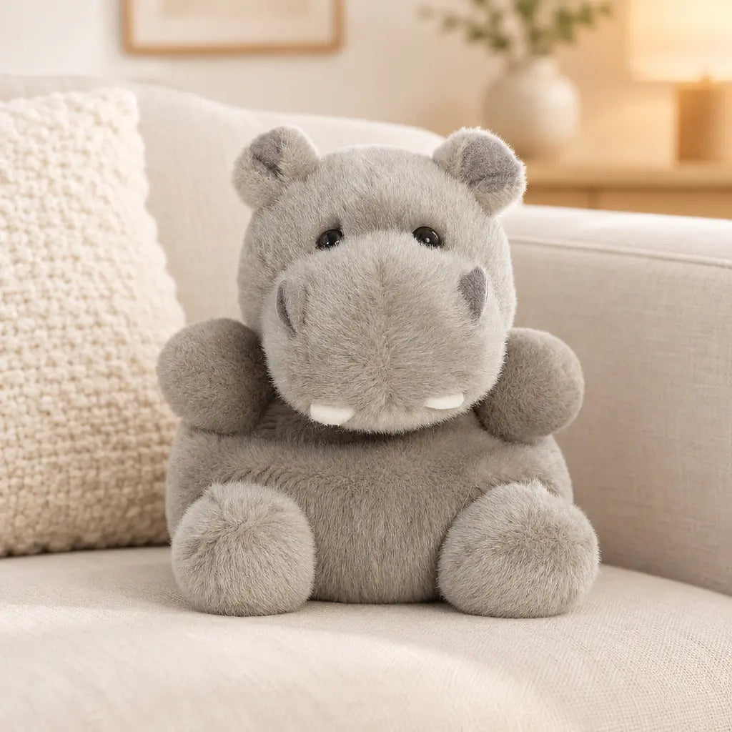 Peluche Mini Hippopotame Palm Pals 15 cm