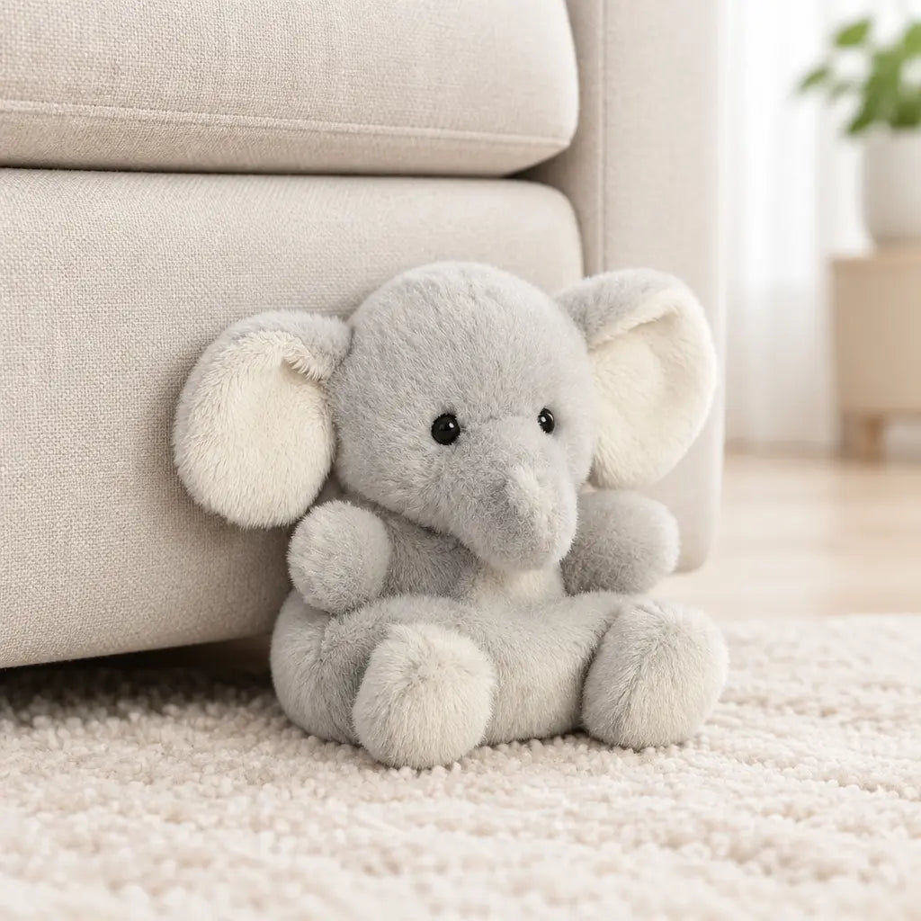 Mini Éléphant en peluche kawaii de la marque Aurora