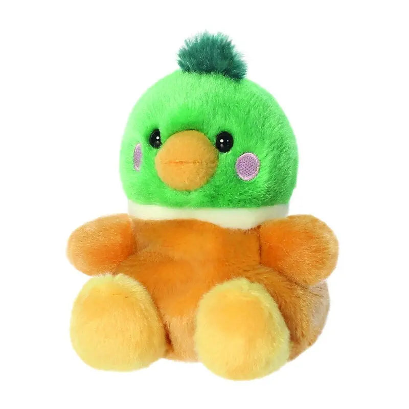 Mini peluche Canard Kawaii de la collection Palm Pals de 13 cm