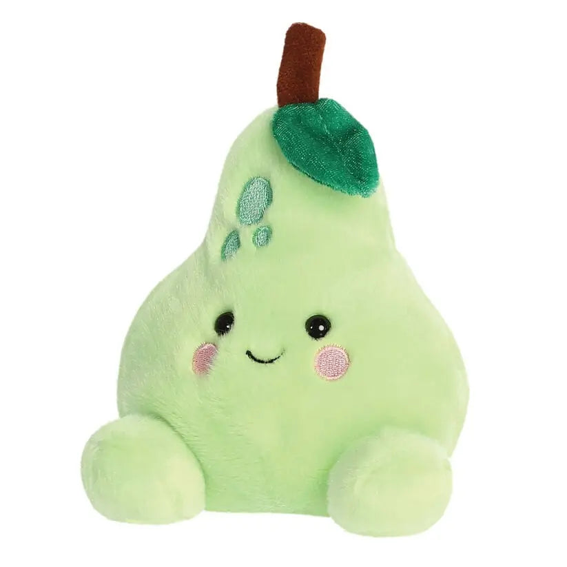 Mini peluche Poire Kawaii de la collection Palm Pals de 13 cm