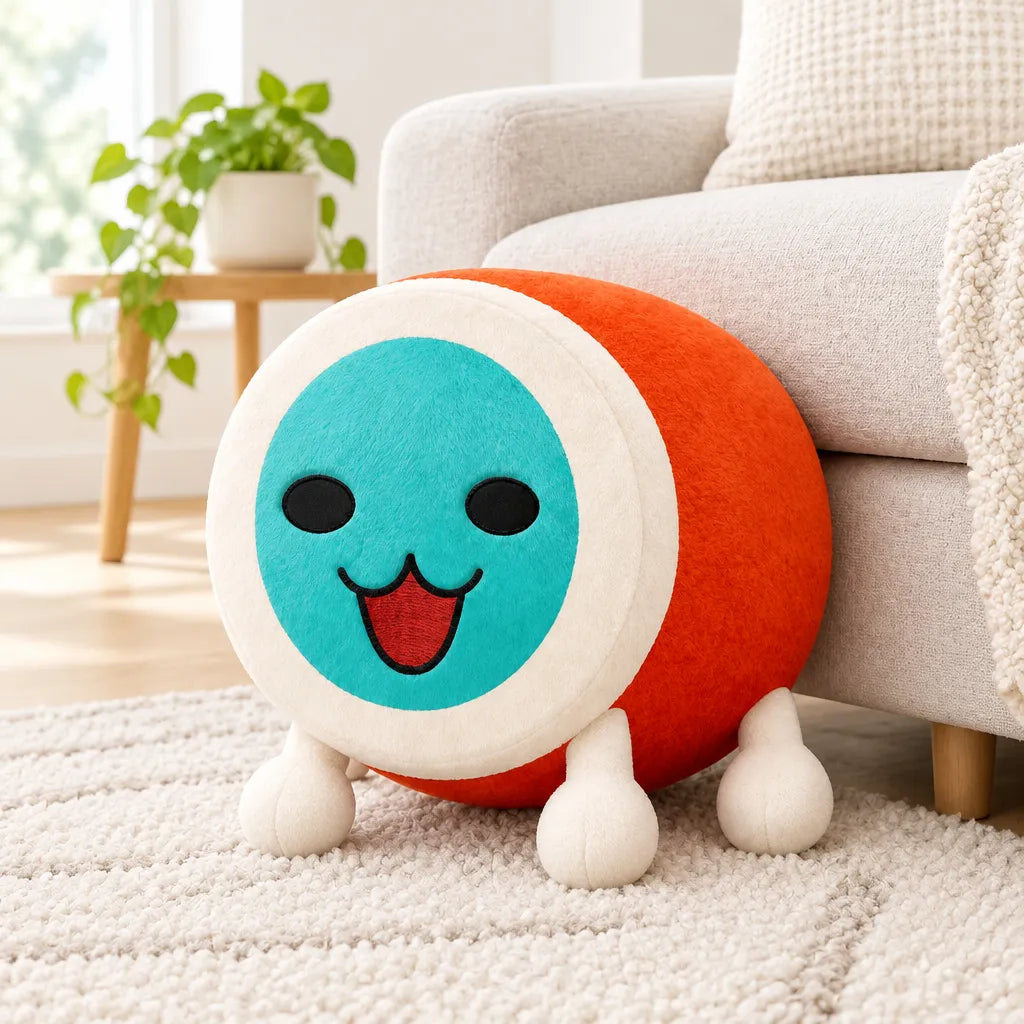 Wada Katsu en peluche de l’univers Taiko no Tatsujin