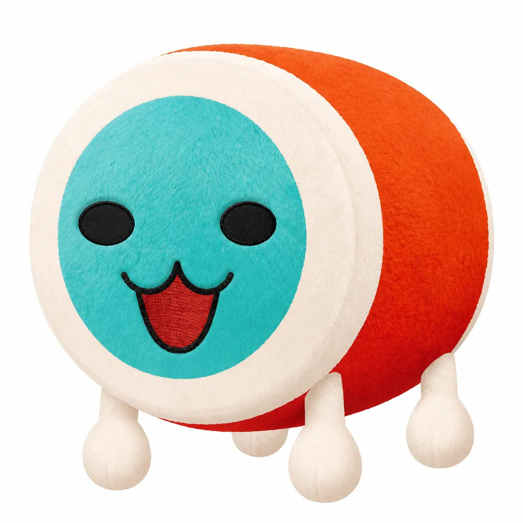 Jouet en peluche représentant Wada Katsu de 30 cm, univers Taiko no Tatsujin