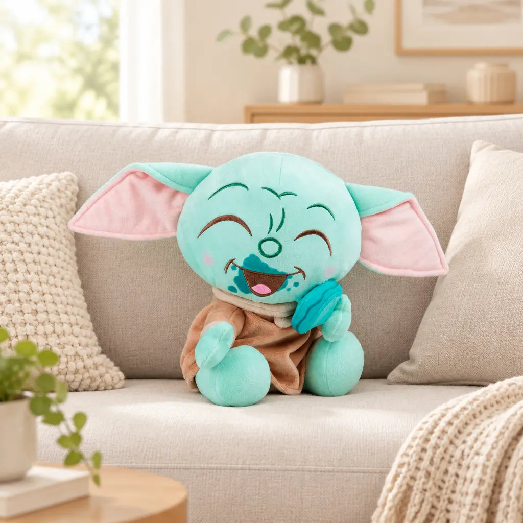Grogu Macaron en peluche de l’univers Star Wars