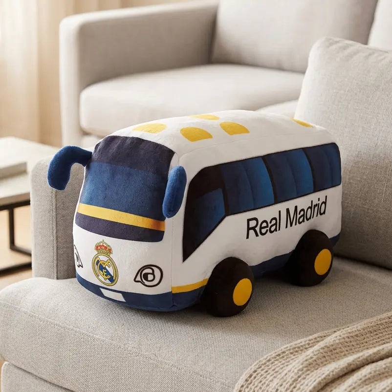Bus Real Madrid en version peluche