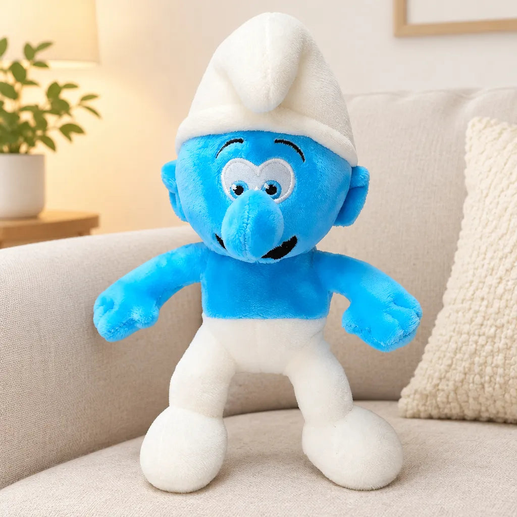 Schtroumpf en peluche de l’univers Les Schtroumpfs