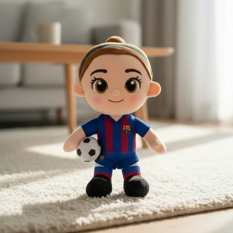FC Barcelona Basketballspielerin Kuscheltier 36 cm – alternative Ansicht