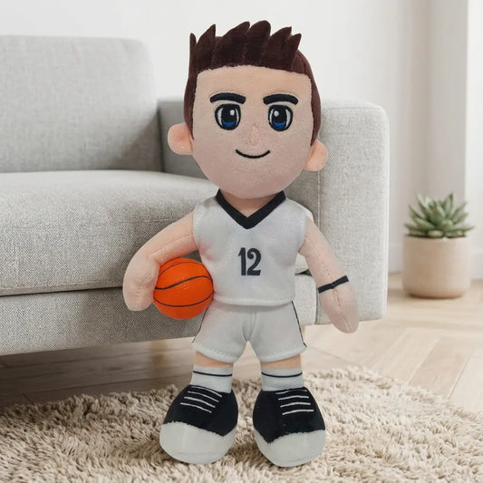 Peluche Joueur de basket Real Madrid 36 cm