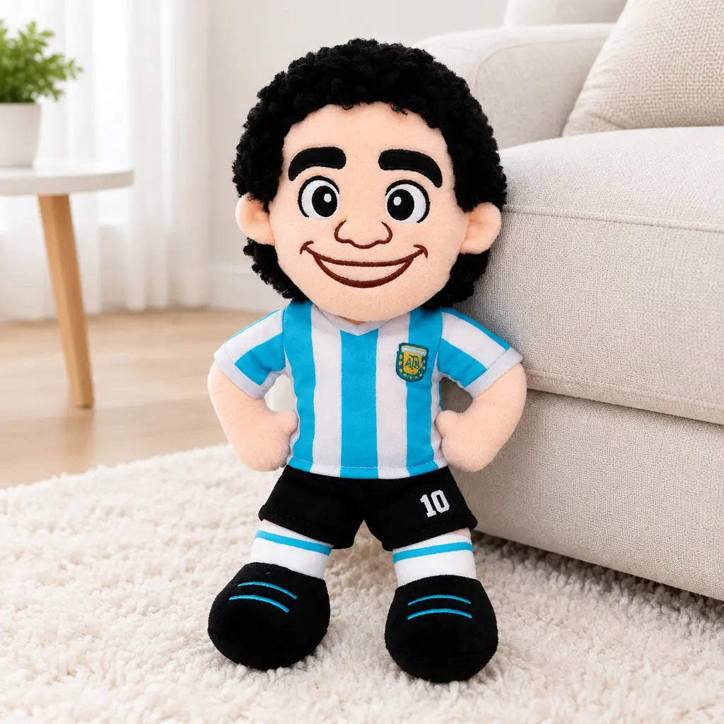 Maradona Argentine représenté en peluche