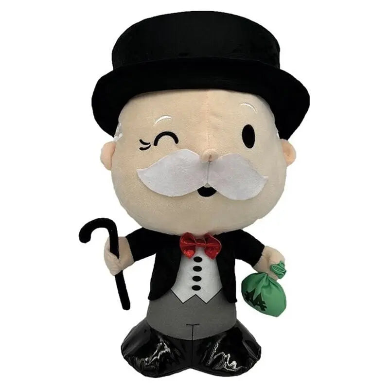 Jouet en peluche à l’effigie de Monsieur Monopoly de 20 cm