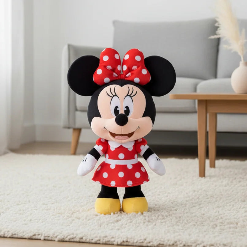 Red Minnie Mouse Plush - 25 cm