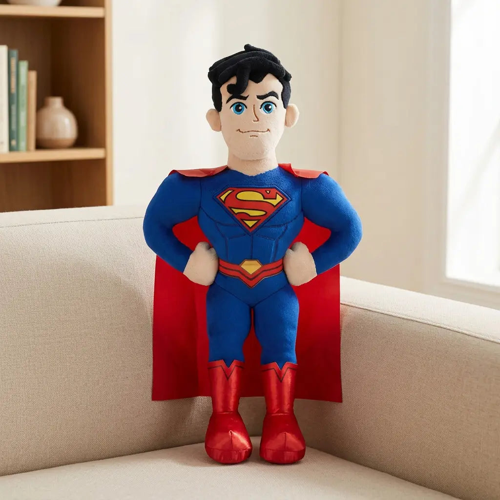 Superman en peluche de l’univers DC Comics