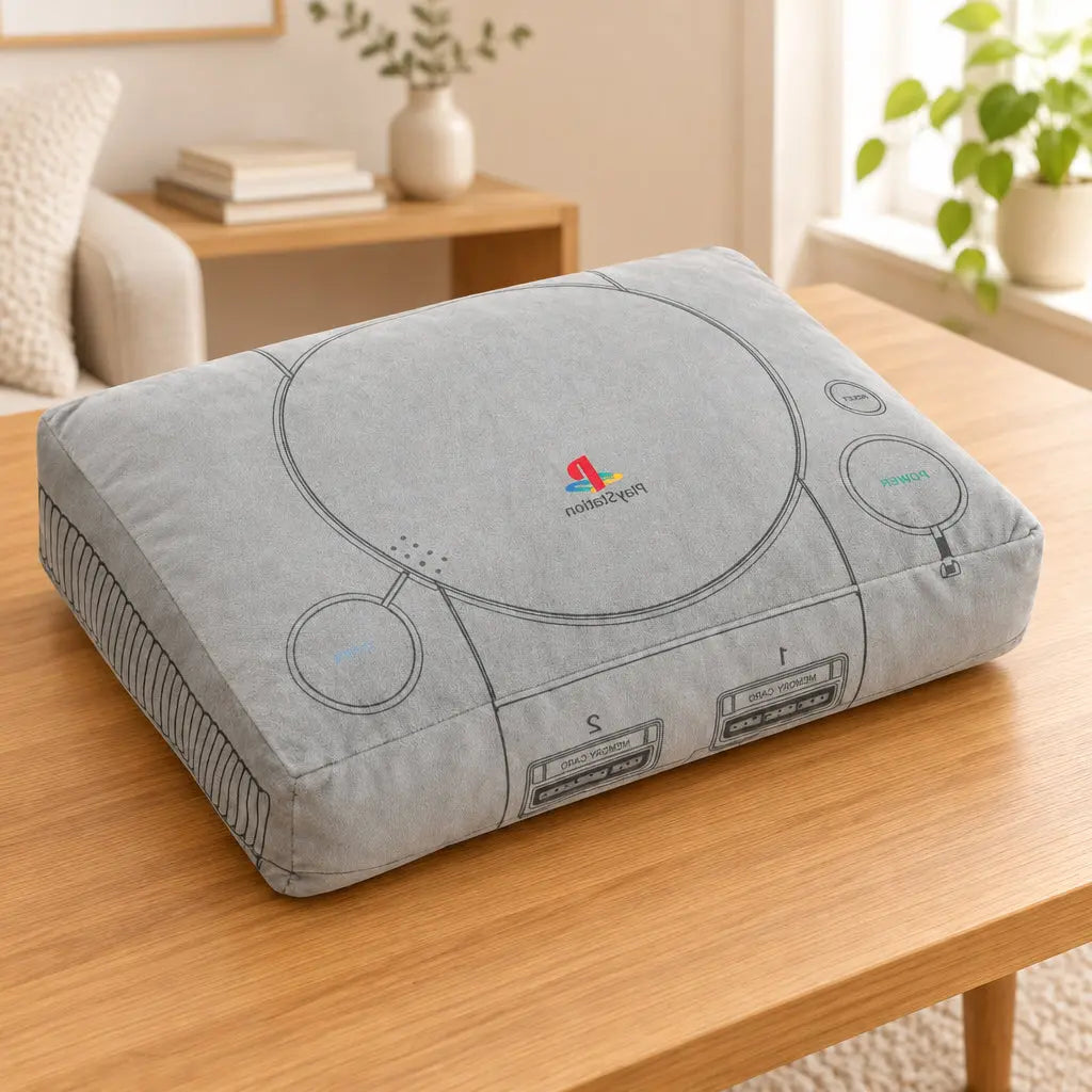 PlayStation en peluche, jouet rembourré