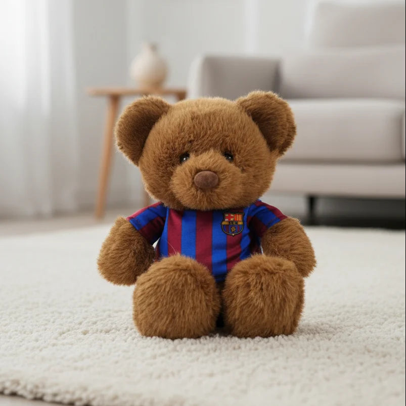 Peluche Ours Maillot FC Barcelone 20 cm – vue alternative