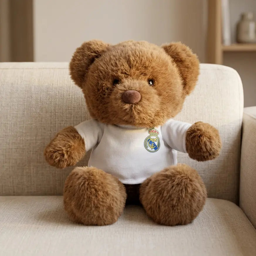 Peluche Ours Maillot Real Madrid 20 cm