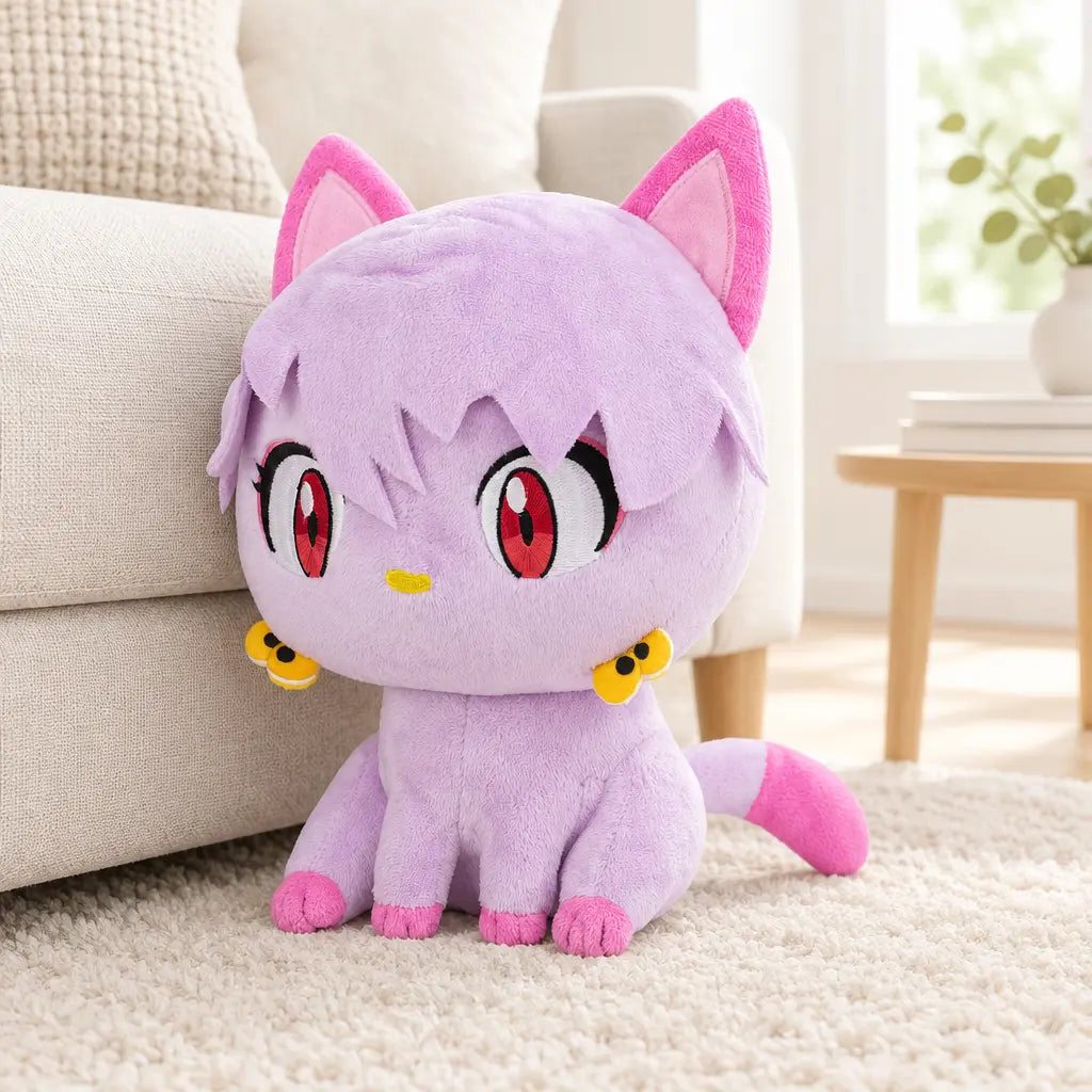 Chat Ranma en version peluche