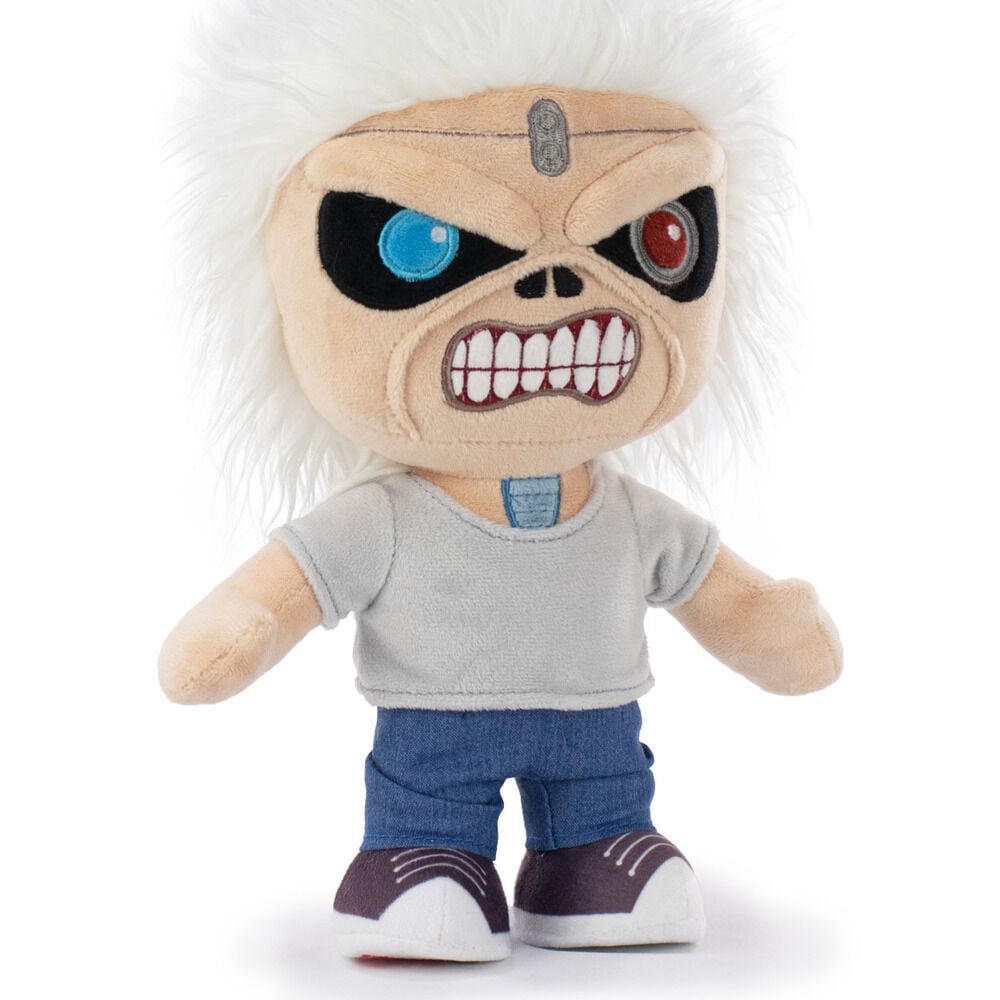 Jouet en peluche à l’effigie de Eddie édition anniversaire Iron Maiden de 26 cm