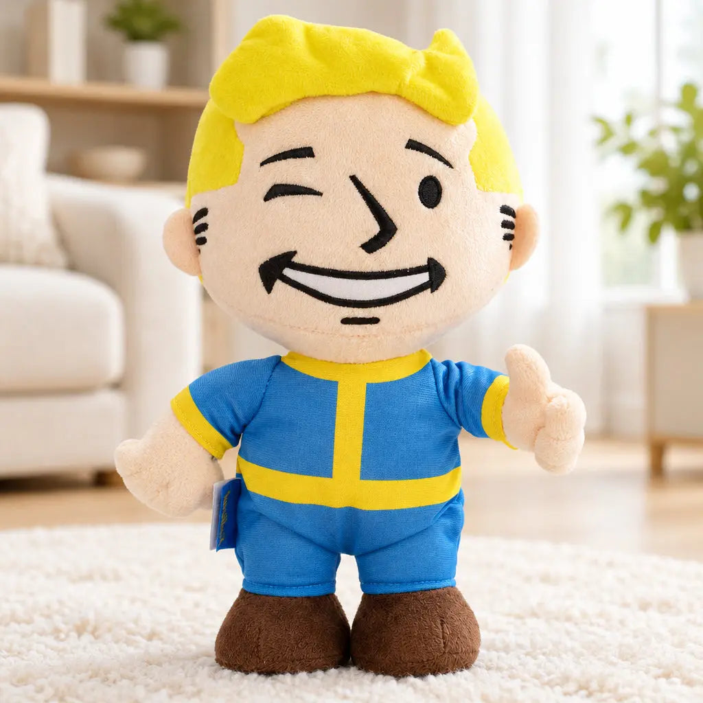 Vault Boy en peluche de l’univers Fallout