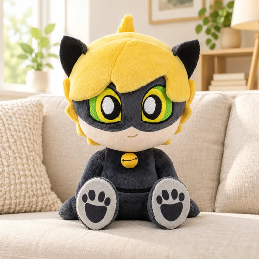 Peluche Chat Noir Ladybug Miraculous 25 cm