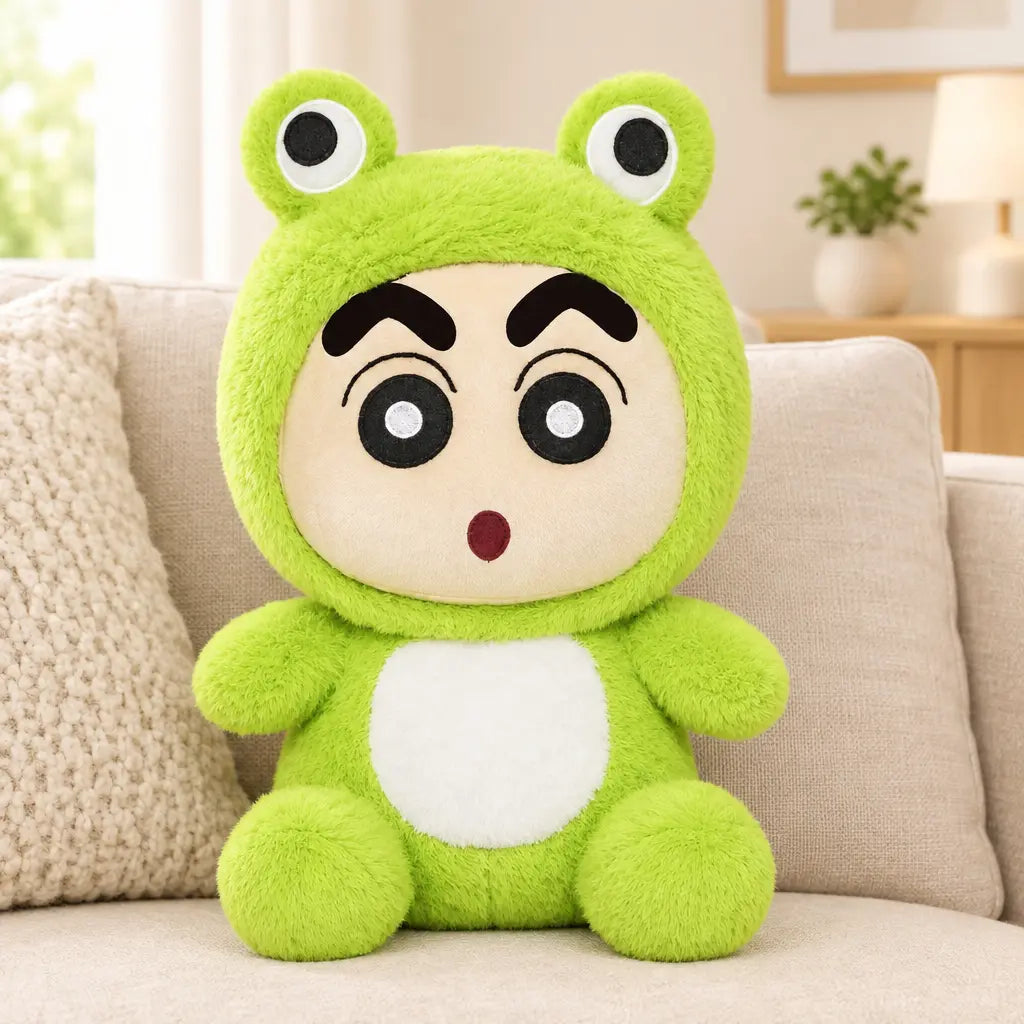 Peluche Grenouille Shin Chan 30 cm