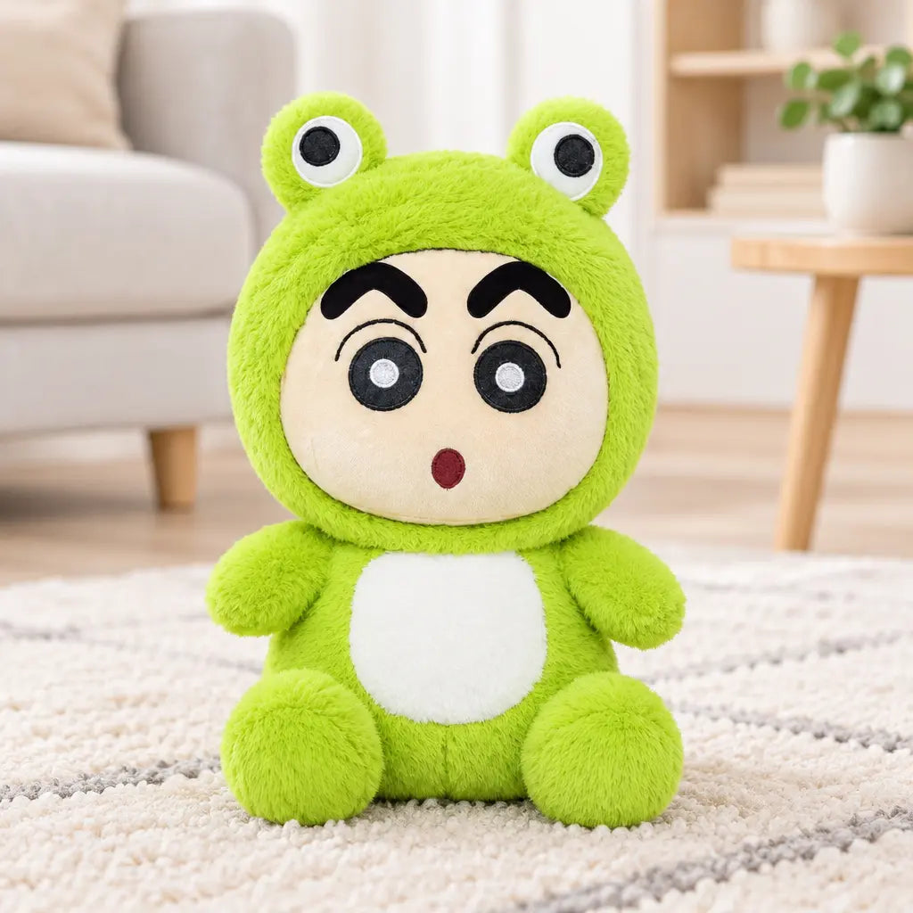 Grenouille Shin Chan en version peluche