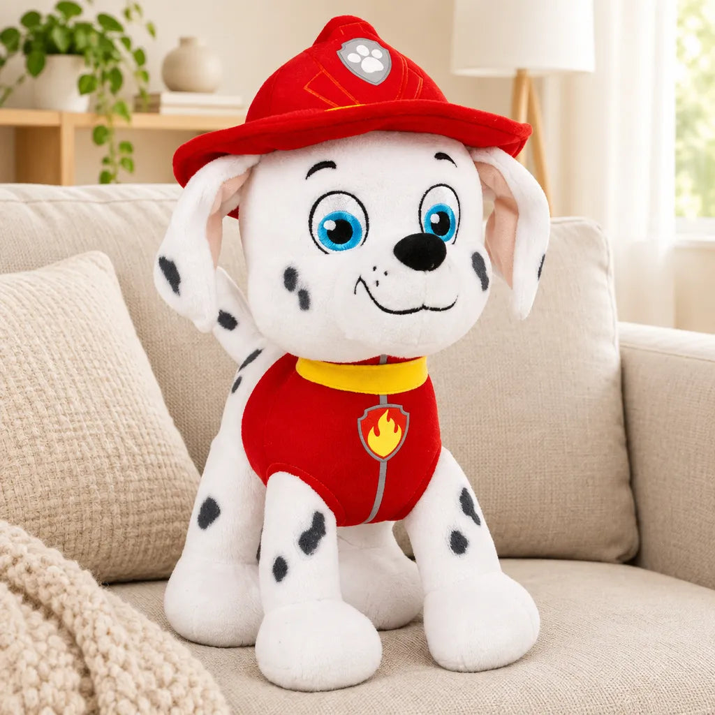Peluche Marshall douce Pat Patrouille 30 cm
