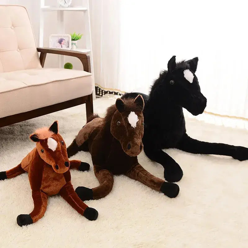 Cheval peluche geant shop