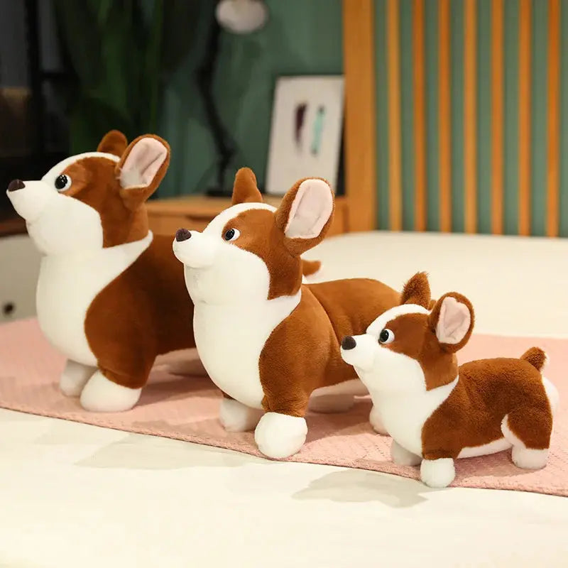 jolie peluche corgi