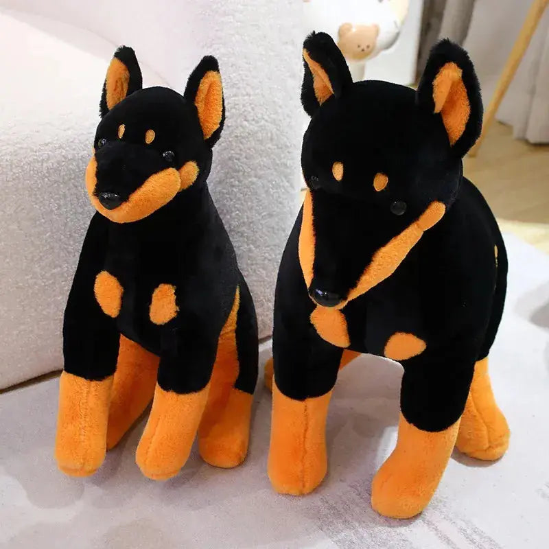 jolie peluche doberman