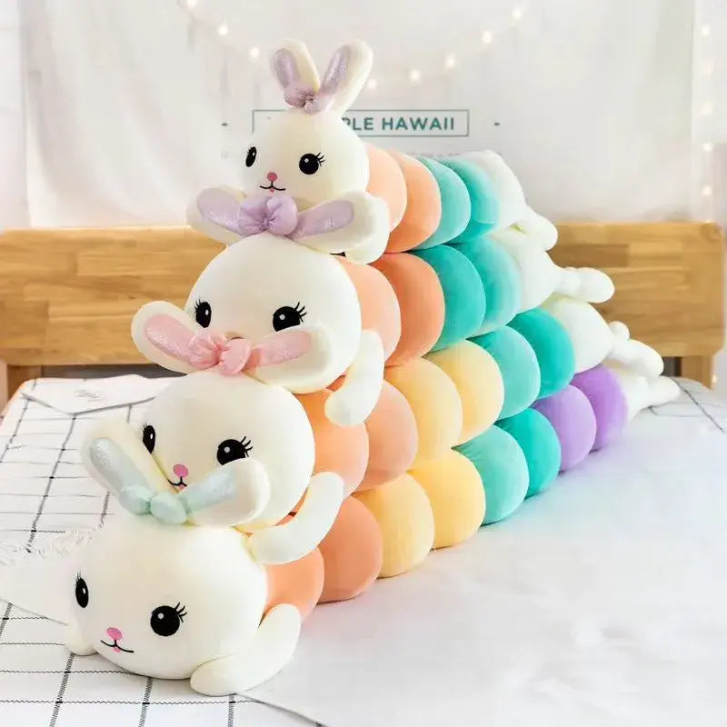 longues peluches lapins