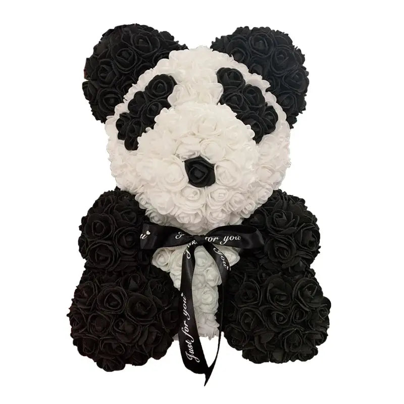 nounours en rose panda