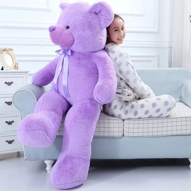 nounours geant violet