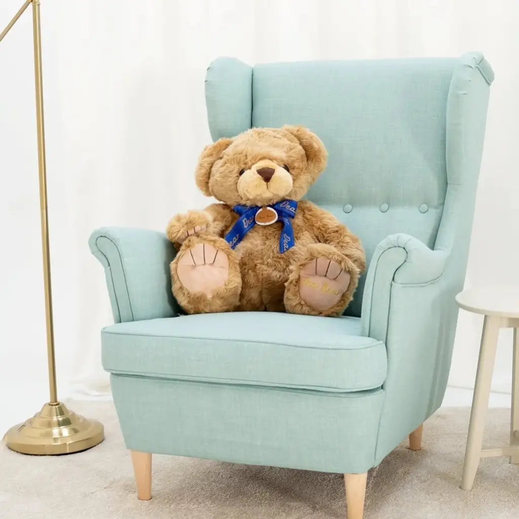 nounours ruban bleu