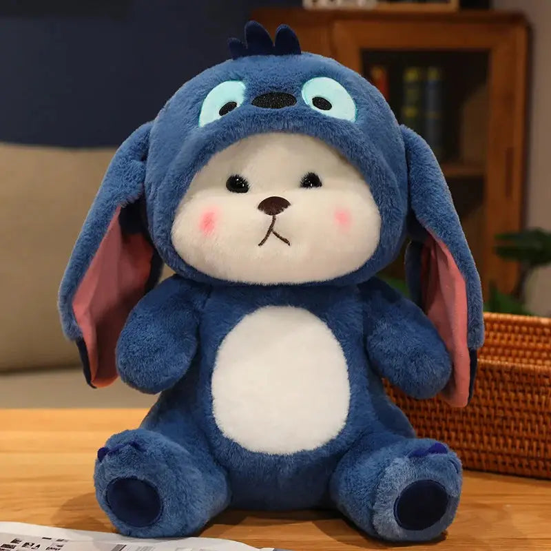 nounours stitch bleu