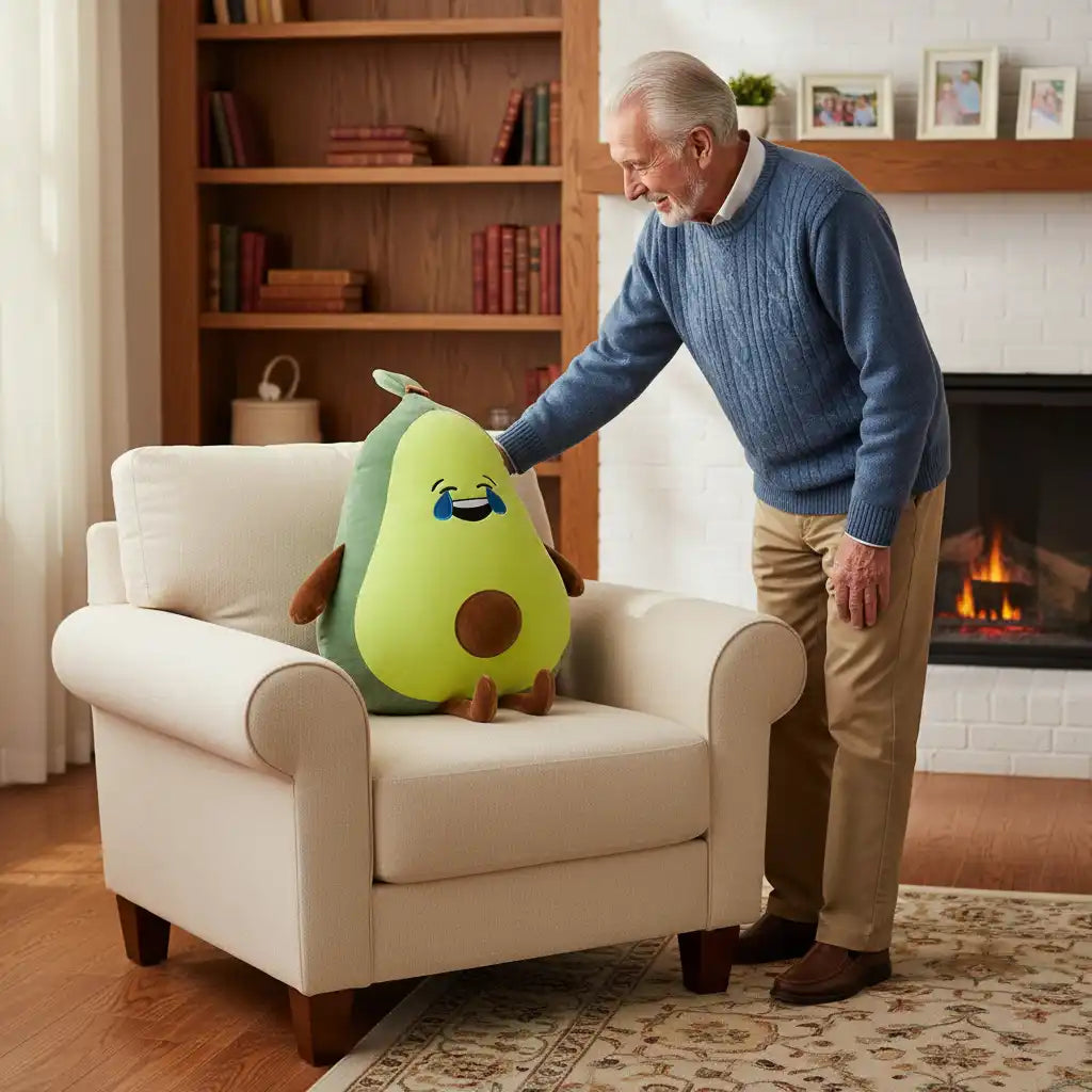 peluche avocat originale