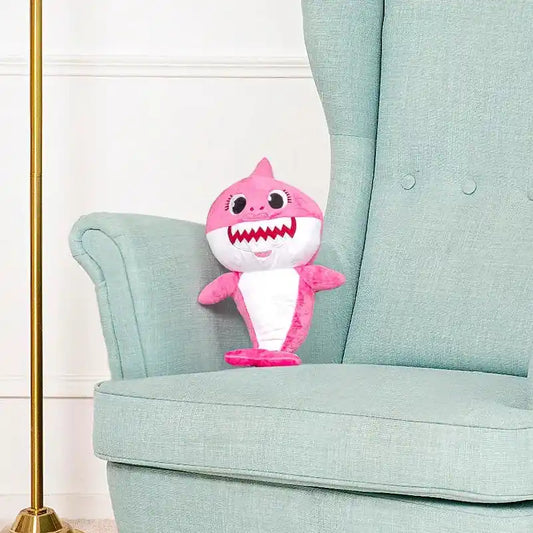 peluche baby shark rose