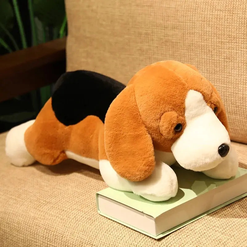 peluche beagle marron