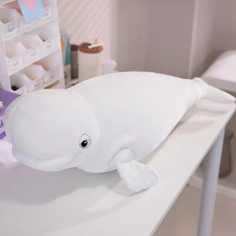 Beluga whale plush sales