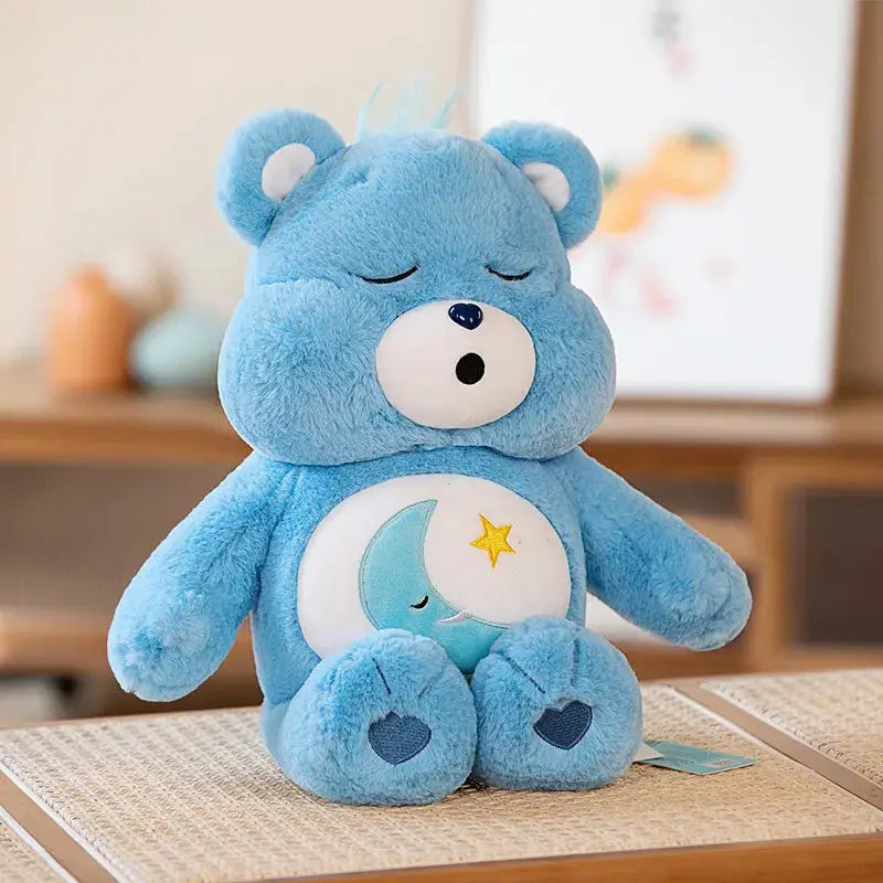 peluche bisounours bleu clair