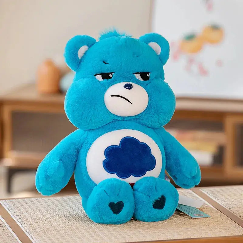 peluche bisounours bleu